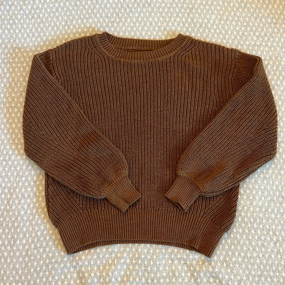 Brown sweater